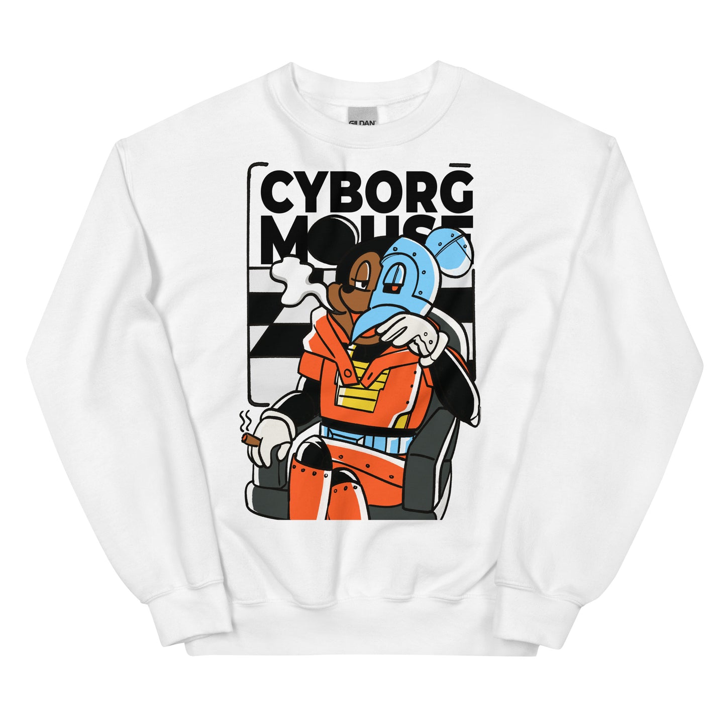 Cyborg Mouse Unisex Sweatshirt
