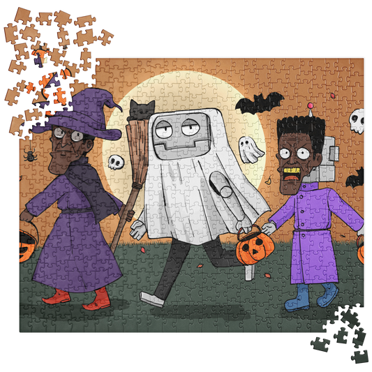 Respect Robo Halloween Jigsaw puzzle