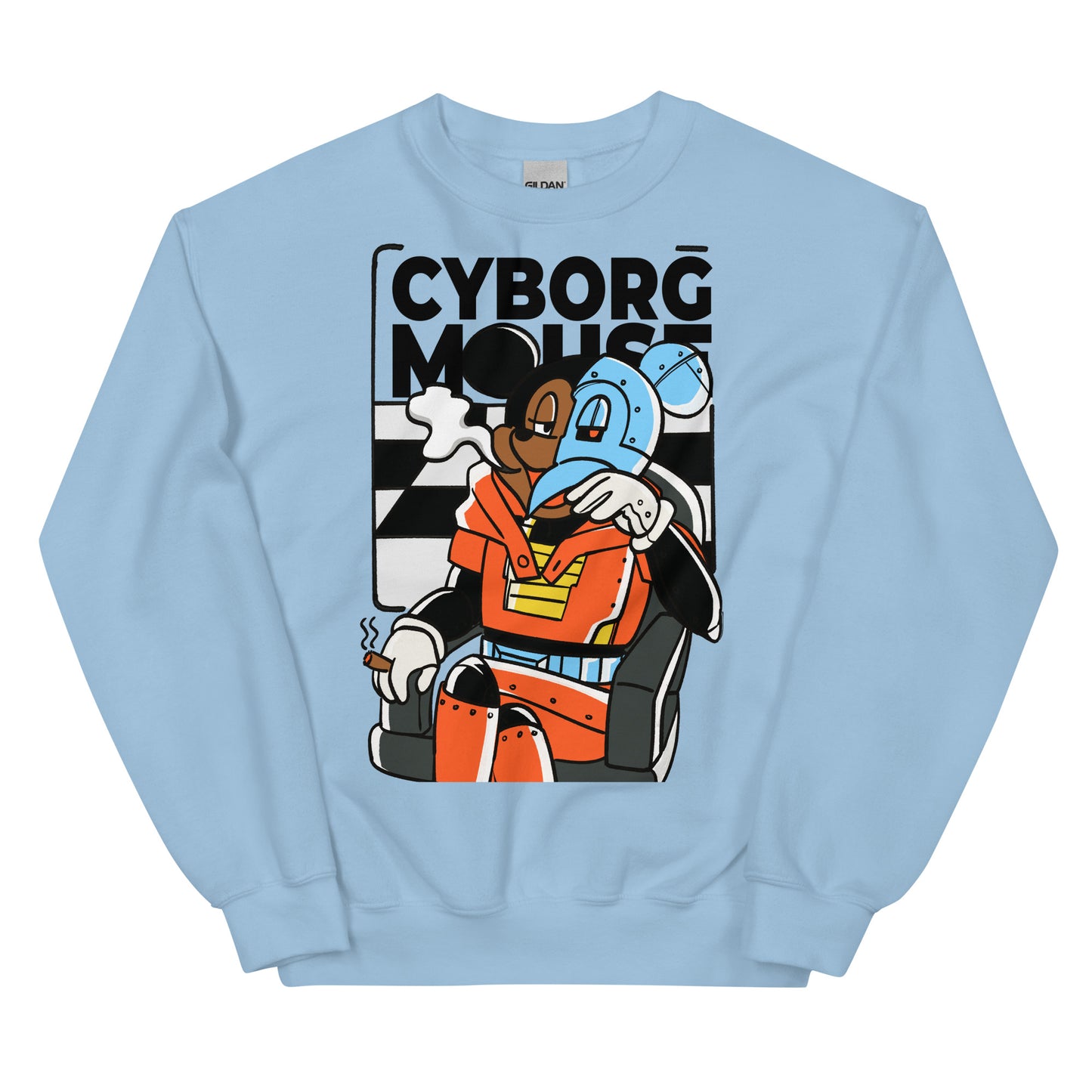 Cyborg Mouse Unisex Sweatshirt