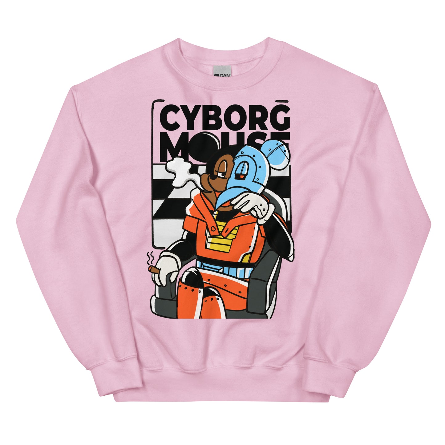 Cyborg Mouse Unisex Sweatshirt