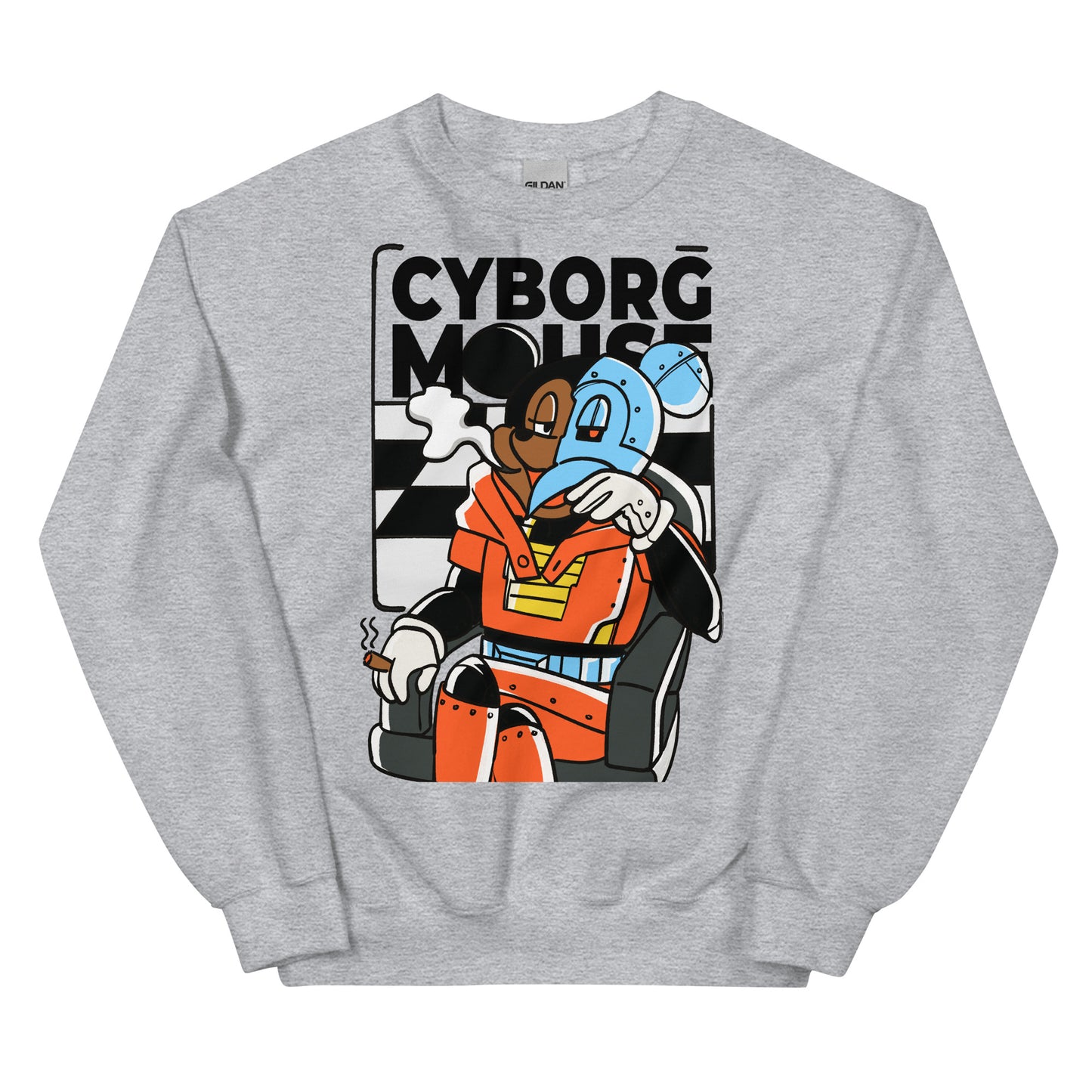 Cyborg Mouse Unisex Sweatshirt